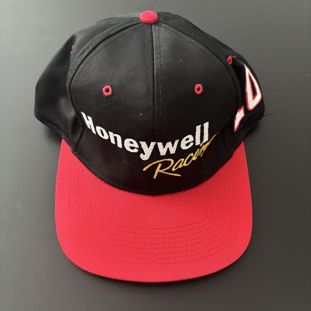 Honeywell Racing #10 SnapBack Hat Black Red NASCAR Kikizu Hats OSFM
